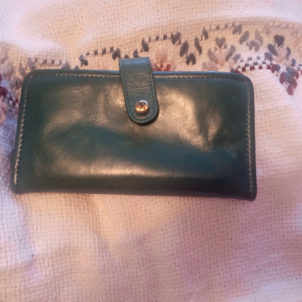 HOBO Torch Emerald Green Wallet